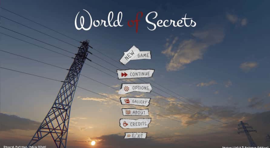 秘密世界 World of Secrets背景